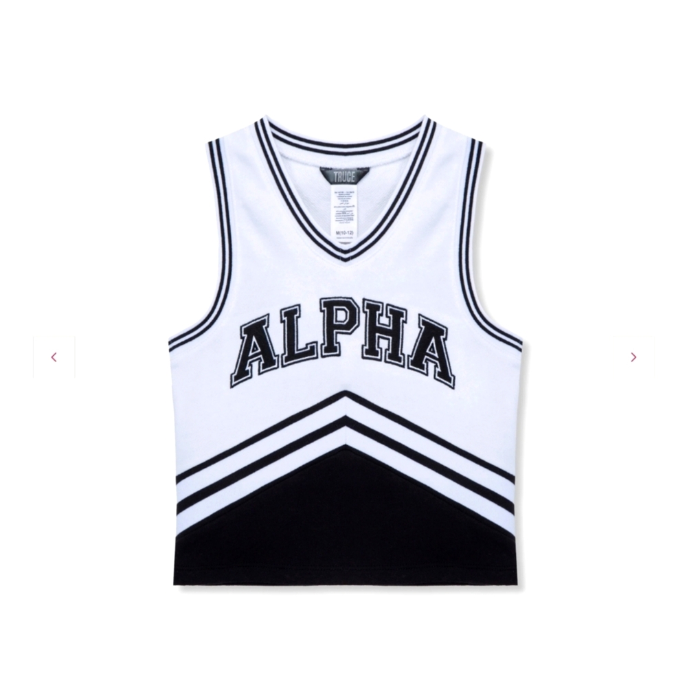 TRUCE - ALPHA Cheeerleader Top, Size 14 Kids